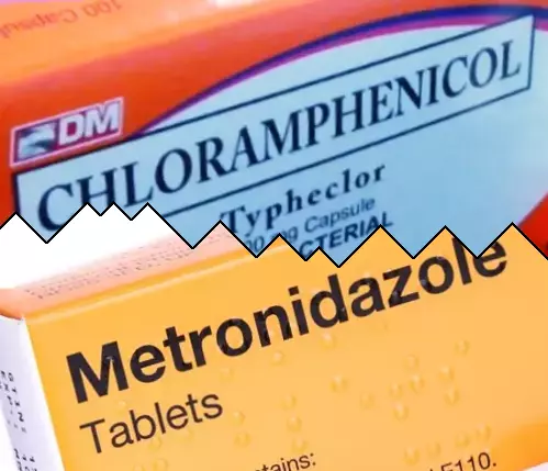 Cloranfenicol contra Metronidazol
