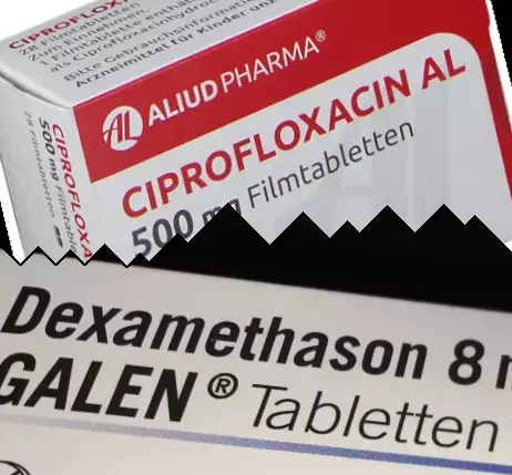 Ciprofloxacino contra Dexametasona