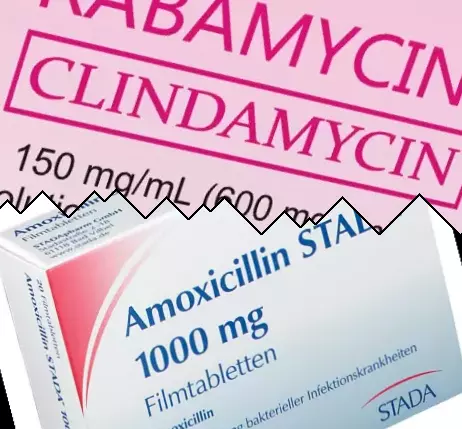Clindamicina contra Amoxicilina