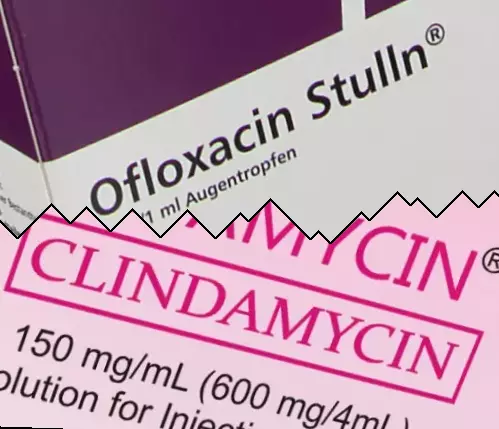 Ofloxacina contra Clindamicina